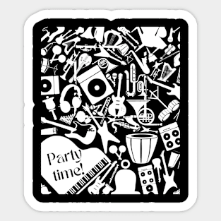 Party time festivals Sticker